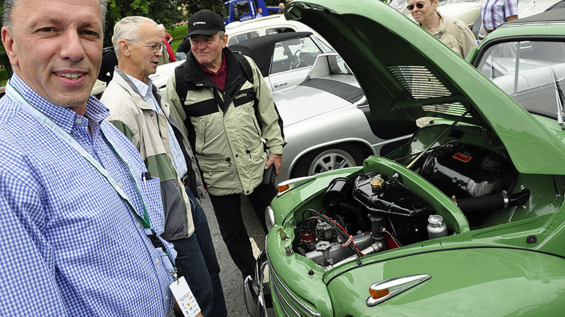 Roman Rekos und sein Fiat 500 C Topolino