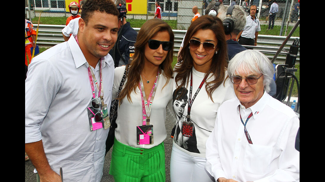 Ronaldo & Bernie Ecclestone - Formel 1 - GP Italien 2013