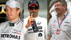 Rosberg, Glock & Brawn