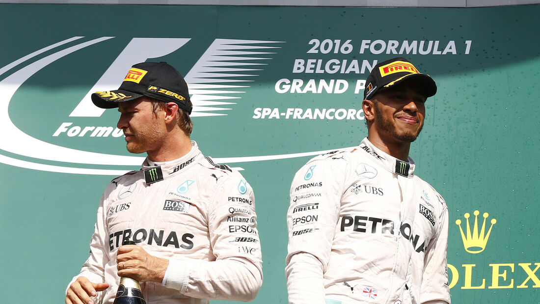 Rosberg & Hamilton - Formel 1 - GP Belgien 2016
