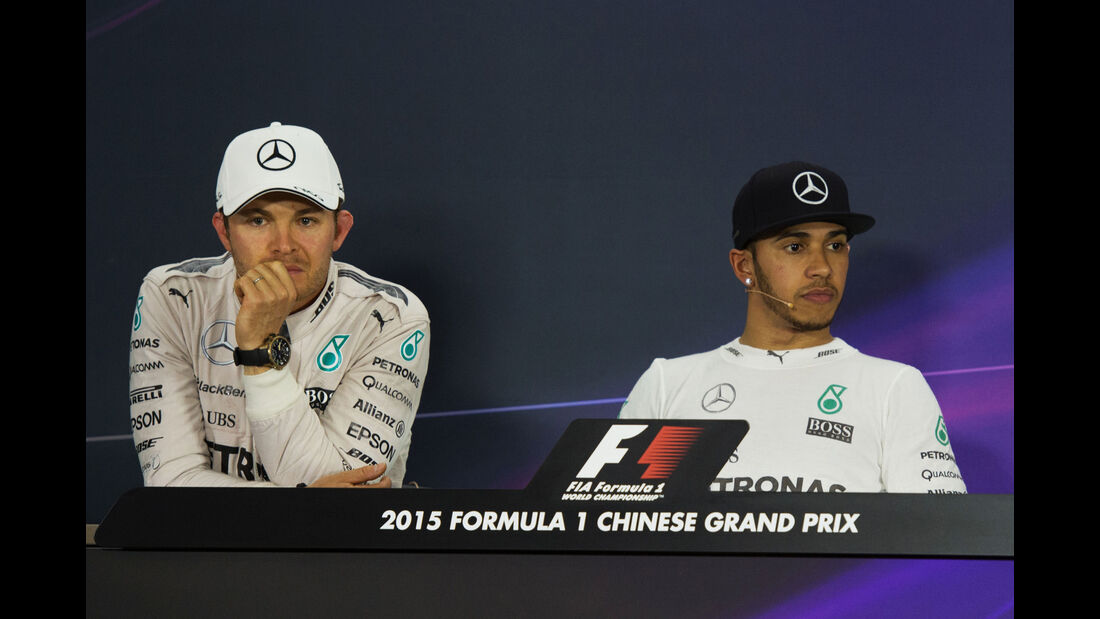 Rosberg & Hamilton - Formel 1 - GP China 2015