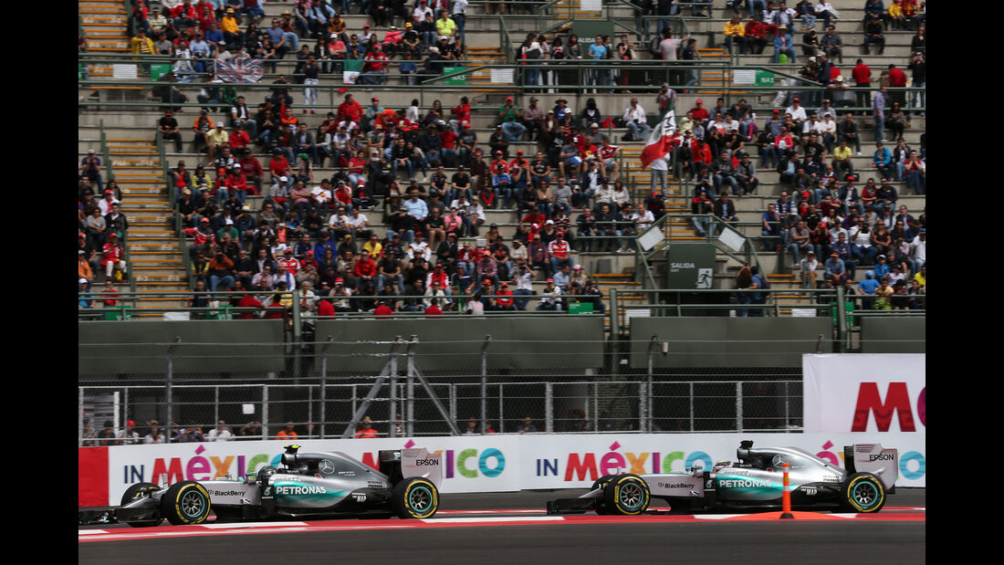 Rosberg & Hamilton - Formel 1 - GP Mexiko - 31. Oktober 2015