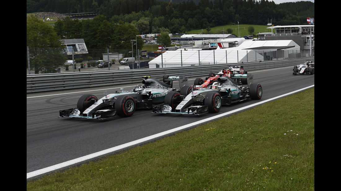 Rosberg & Hamilton - Formel 1 - GP Österreich 2015