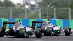 Rosberg & Hamilton - Formel 1 - GP Ungarn - 27. Juli 2014