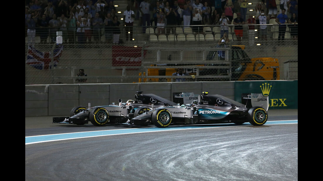Rosberg & Hamilton - GP Abu Dhabi 2015