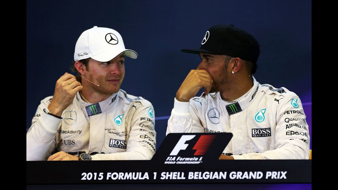 Rosberg & Hamilton - GP Belgien 2015