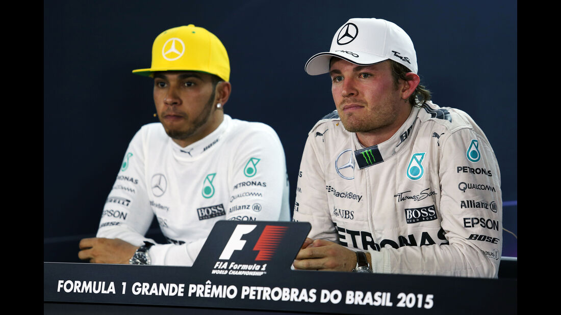 Rosberg & Hamilton - GP Brasilien 2015