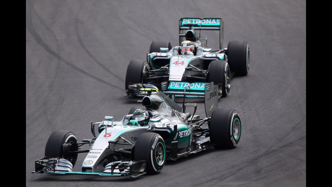 Rosberg & Hamilton - GP Brasilien 2015