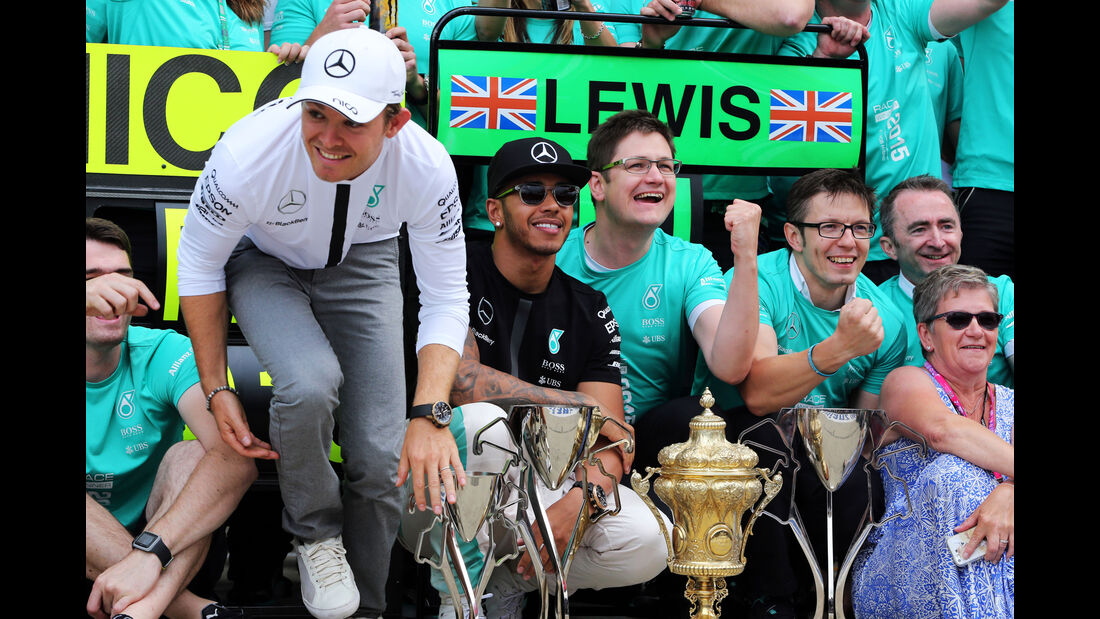 Rosberg & Hamilton - GP England 2015