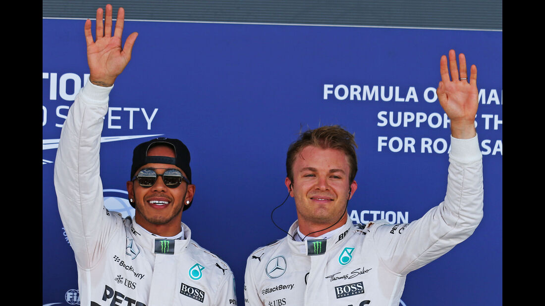 Rosberg & Hamilton - GP England 2015
