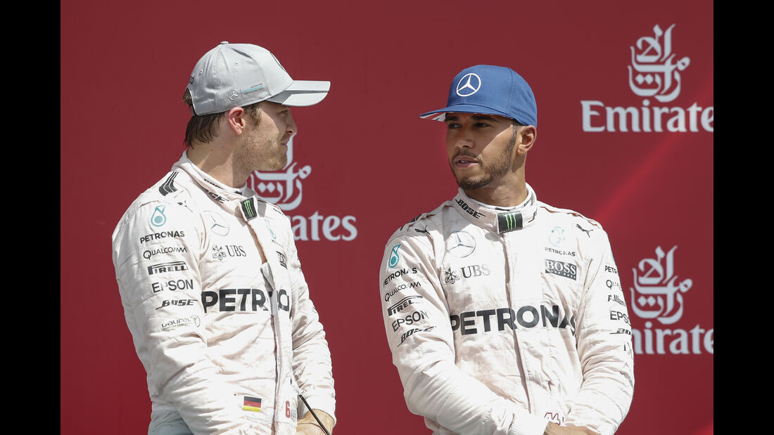 Rosberg & Hamilton - GP England 2016