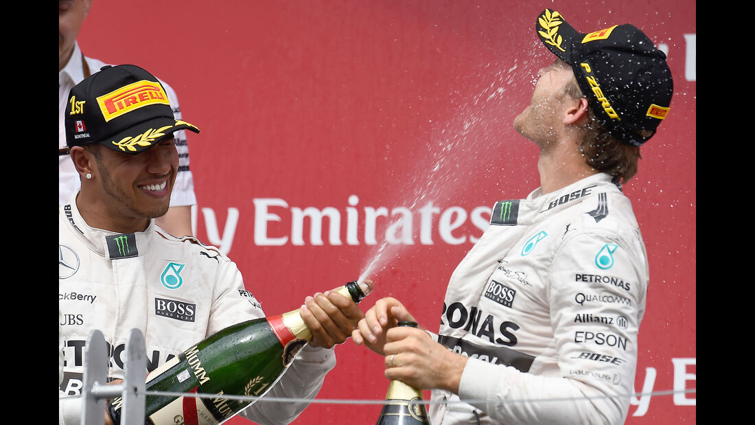 Rosberg & Hamilton - GP Kanada 2015
