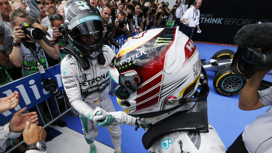 Rosberg & Hamilton - GP Österreich 2014