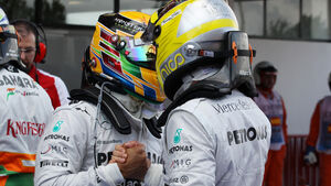 Rosberg Hamilton GP Spanien 2013