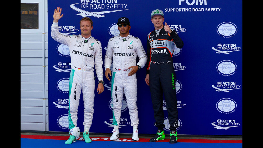 Rosberg, Hamilton & Hülkenberg - Formel 1 - GP Österreich 2016