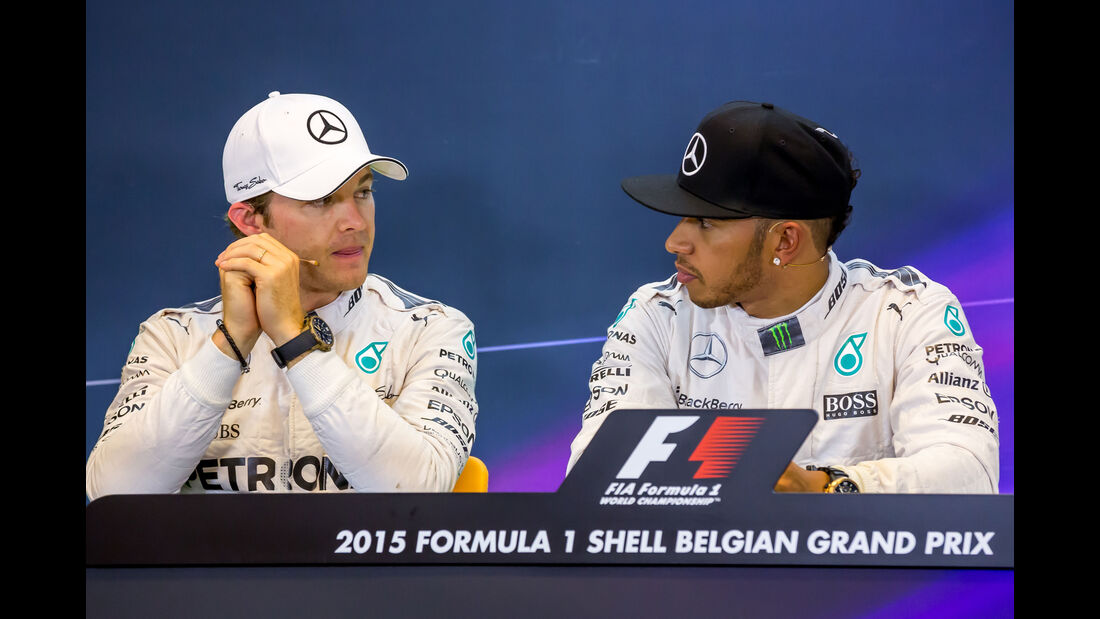 Rosberg & Hamilton - Mercedes - Formel 1 - GP Belgien - Spa-Francorchamps - 22. August 2015