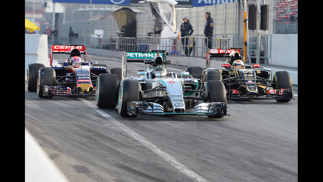 Rosberg - Mercedes - Barcelona Test 2 - 2015
