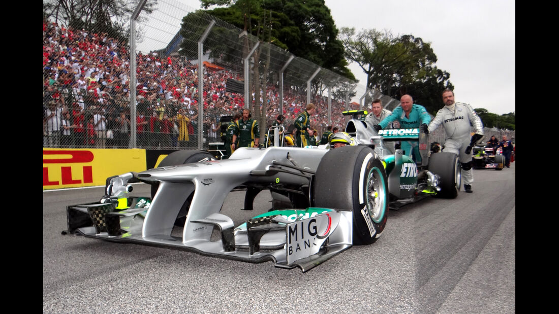 Rosberg Mercedes GP Brasilien 2012