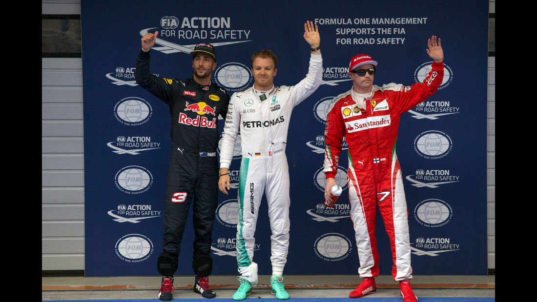 Rosberg - Räikkönen - Ricciardo - GP China 2016 - Shanghai - Qualifying - 16.4.2016