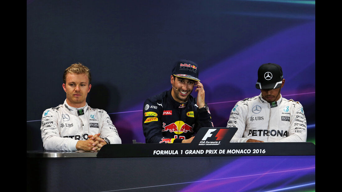 Rosberg, Ricciardo & Hamilton - GP Monaco - Formel 1 - 28. Mai 2016