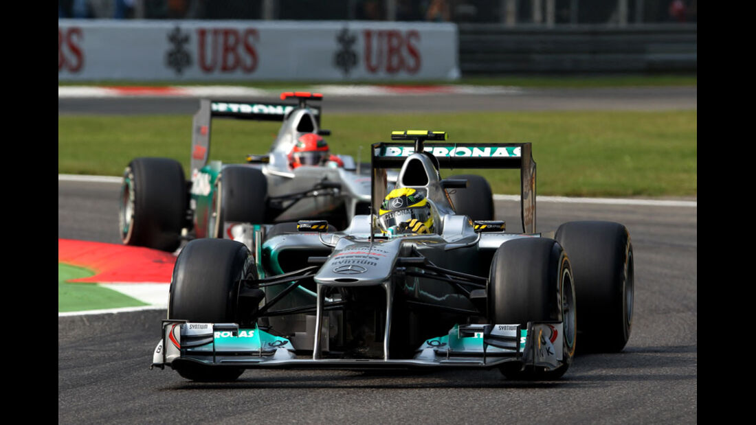 Rosberg & Schumacher - GP Italien - Monza - 10. September 2011