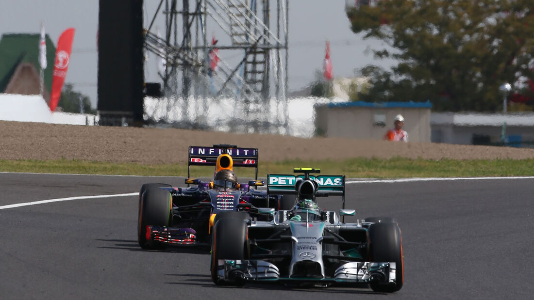 Rosberg & Vettel - Formel 1 - GP Japan - 3. Oktober 2014
