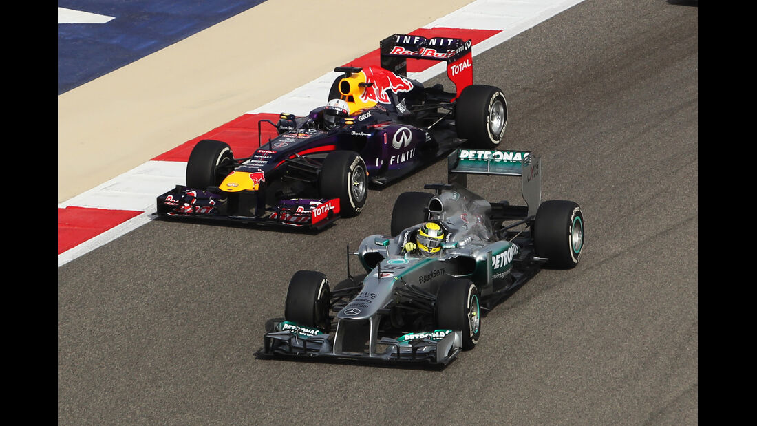 Rosberg & Vettel - GP Bahrain 2013