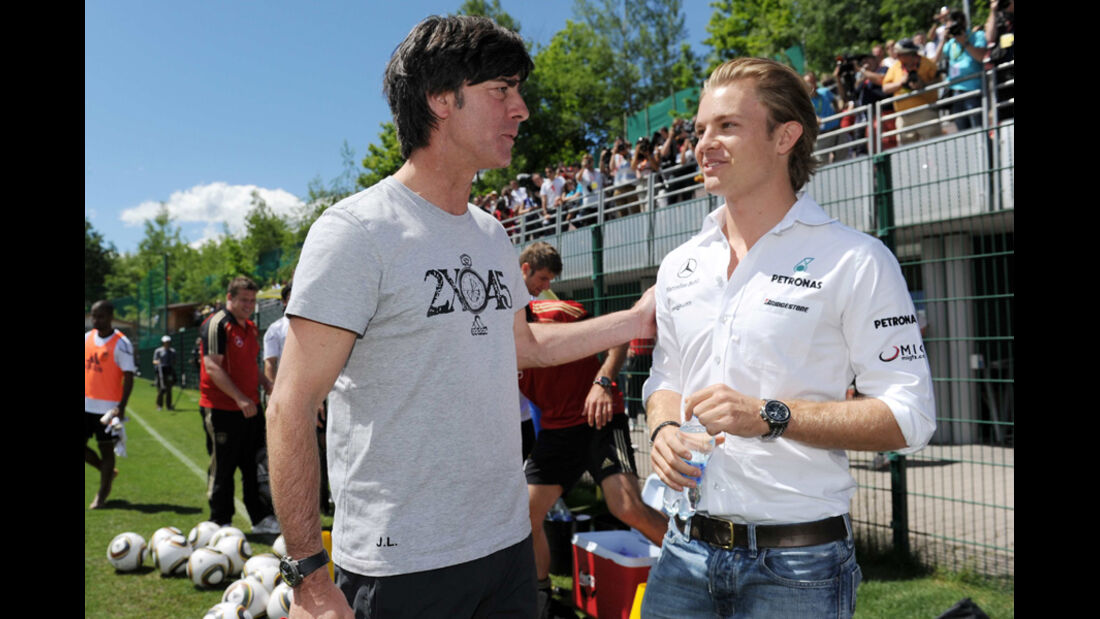 Rosberg und Löw