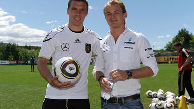 Rosberg und Podolski
