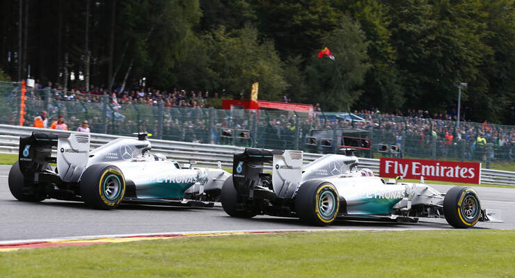 Rosberg vs. Hamilton - GP Belgien 2014