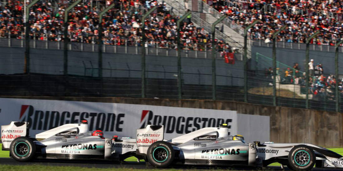 Rosberg vs. Schumacher in Japan