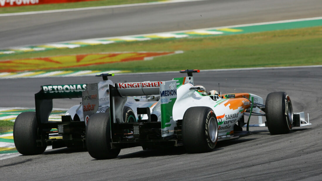 Rosberg vs. Sutil GP Brasilien 2011