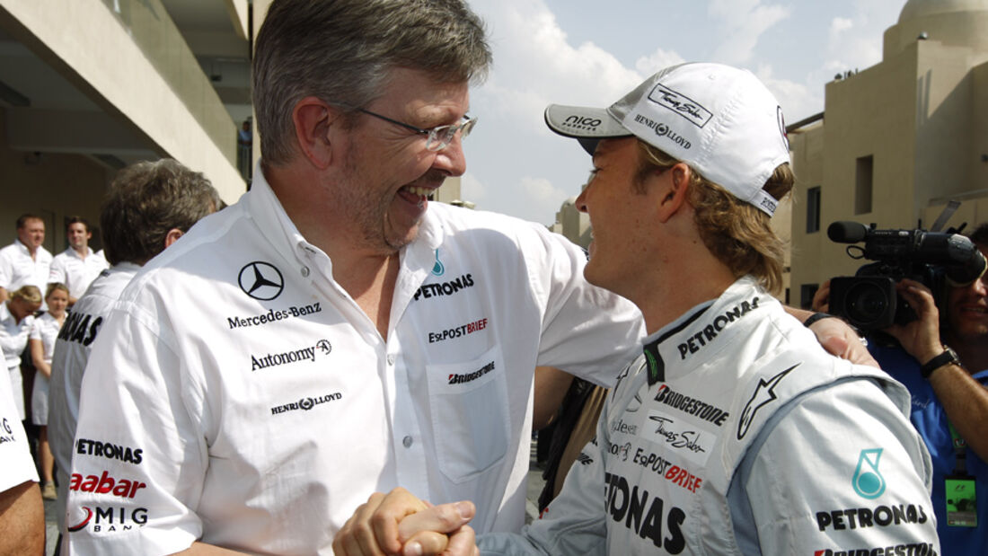Ross Brawn & Nico Rosberg