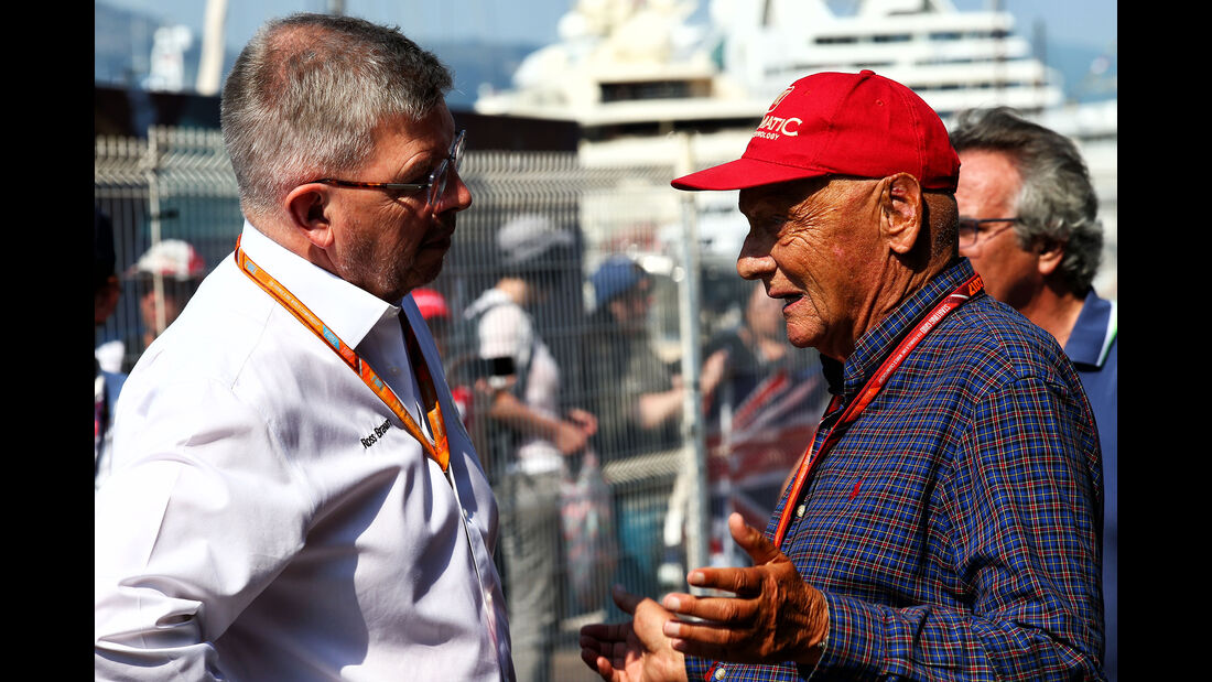 Ross Brawn & Niki Lauda - Formel 1 - GP Monaco - 27. Mai 2017