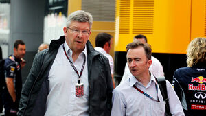 Ross Brawn & Paddy Lowe - Mercedes 2013