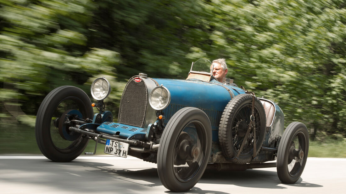 Rossfeldrennen, Bugatti T37, Frontansicht