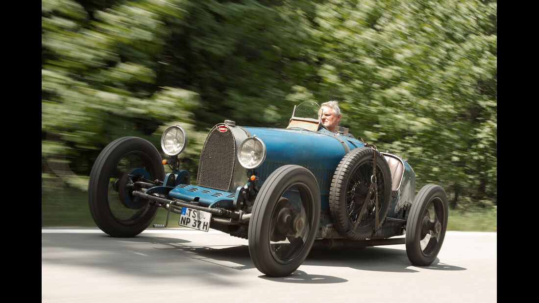 Rossfeldrennen, Bugatti T37, Frontansicht