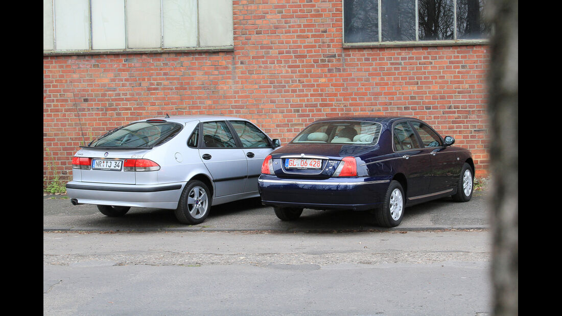 Rover 75 2.5 V6, Saab 9-3 2.0 Turbo, 