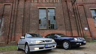 Rover 75 2.5 V6, Saab 9-3 2.0 Turbo, Frontansicht