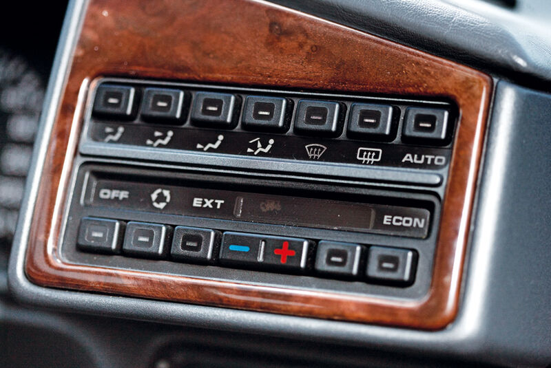 Rover 827 Coupé, Klimaautomatik, Detail