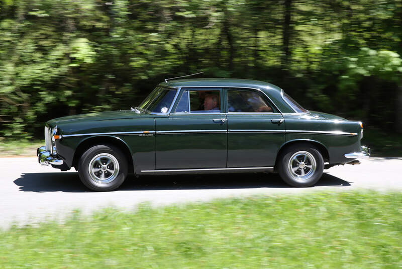 Rover P5B, Seitenansicht