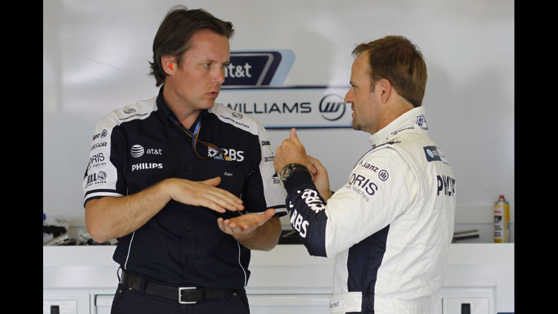 Rubens Barrichello und Sam Michael