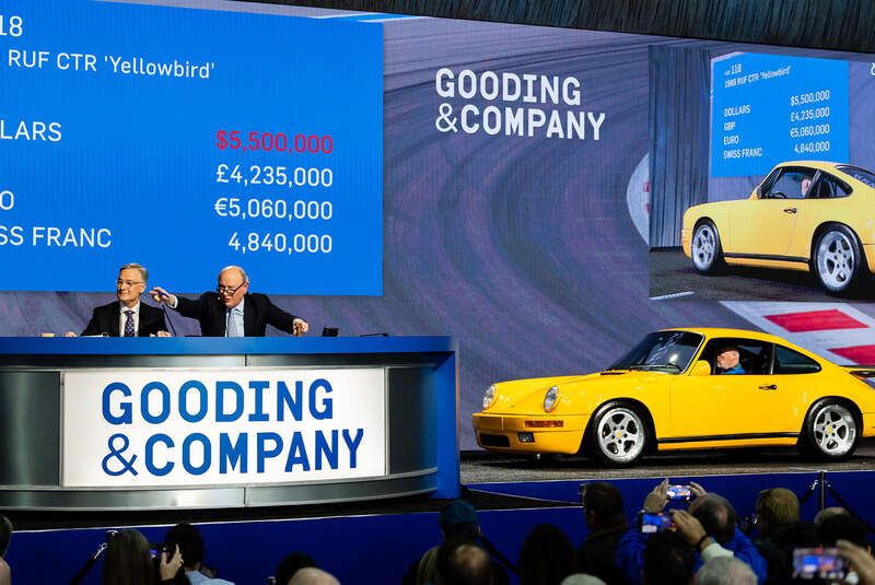 Ruf CTR Yellowbird Gooding & Company Auction Amelia Island 2025