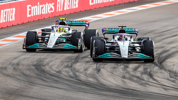 Russell - Hamilton - Mercedes - GP Miami 2022 - USA