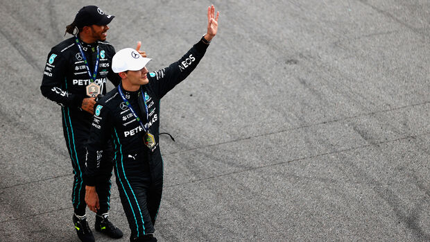 Russell - Hamilton - Sprint - GP Brasilien 2022 - Sao Paulo 