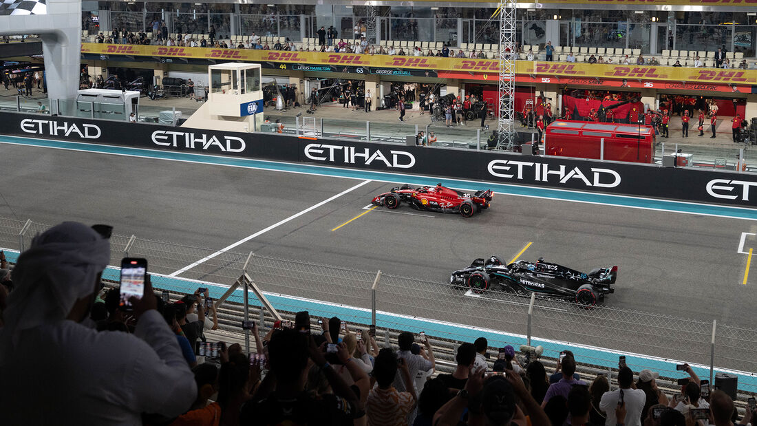 Russell - Leclerc - GP Abu Dhabi 2023