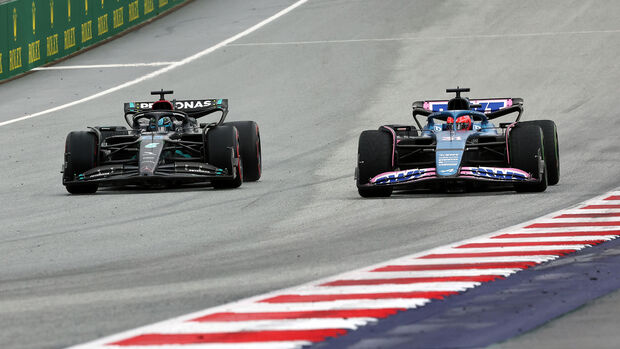Russell - Ocon - Formel 1 - GP Österreich 2023 - Spielberg - Sprint