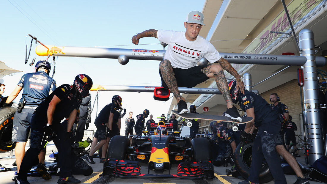 Ryan Sheckler - Red Bull - Formel 1 - Austin - GP USA - 22. Oktober 2016