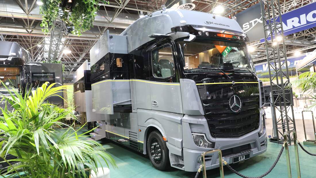 Luxuriose Reisemobile Auf Dem Caravan Salon Auto Motor Und Sport