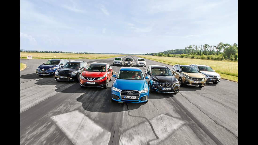 10 kompakte SUV im großen Vergleichstest AUTO MOTOR UND SPORT
